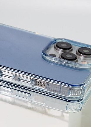 Чохол tpu+pc multi-color для apple iphone 14 pro (6.1") blue