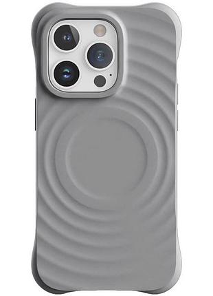 Чехол tpu orbit with magsafe для apple iphone 15 pro (6.1") dark grey 2