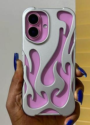 Чохол tpu winfire для apple iphone 16 plus (6.7") silver