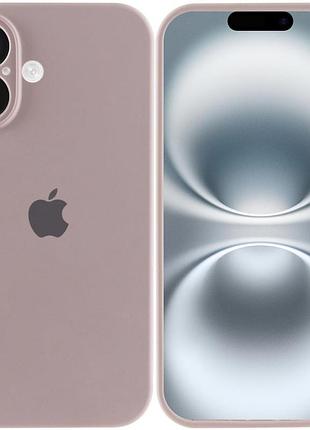 Чохол silicone case full camera protective (aa) для apple iphone 16 plus (6.7") сірий / lavender 2