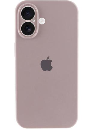 Чохол silicone case full camera protective (aa) для apple iphone 16 plus (6.7") сірий / lavender 5