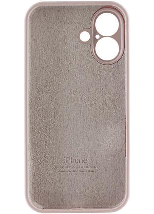 Чохол silicone case full camera protective (aa) для apple iphone 16 plus (6.7") сірий / lavender 6