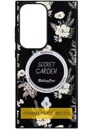 Tpu+pc чехол soft secret garden with magfit для samsung galaxy s25 ultra black