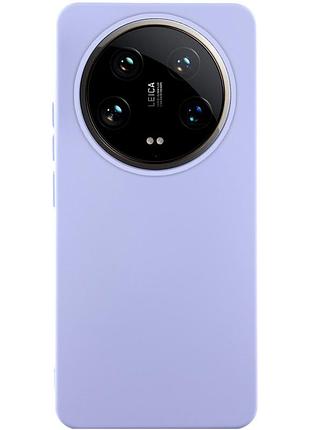 Чохол silicone cover lakshmi (aaa) для xiaomi 14 ultra бузковий / dasheen