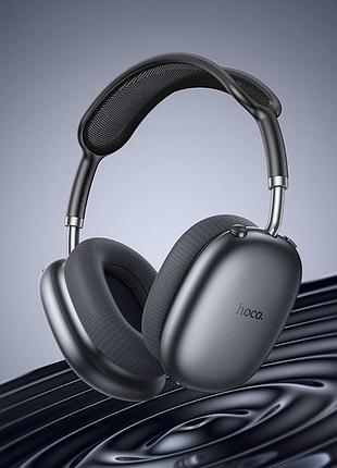 Накладні бездротові навушники hoco w55 plus happiness anc noise reduction deep space gray