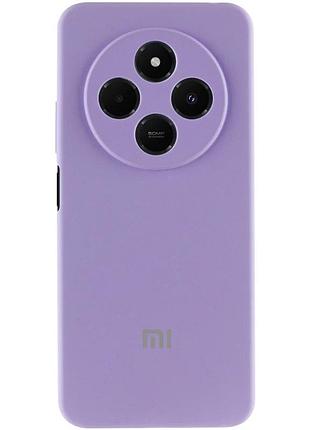 Чохол silicone cover lakshmi full camera (aa) with logo для xiaomi redmi 14c / poco c75 бузковий / dasheen