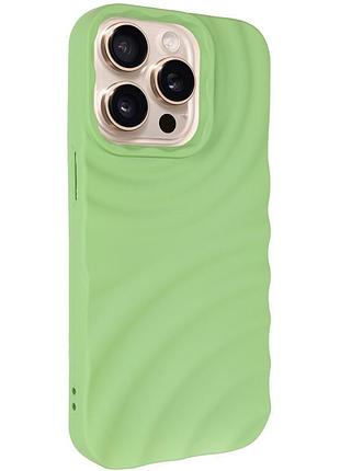 Чохол tpu monowave для apple iphone 13 pro (6.1") light green