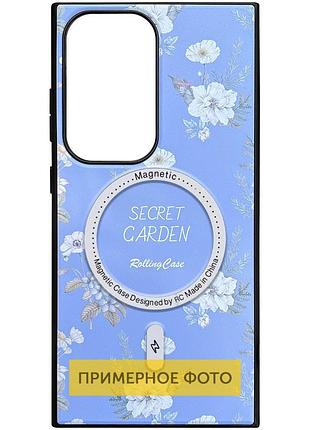 Tpu+pc чехол soft secret garden with magfit для samsung galaxy s25 lilac