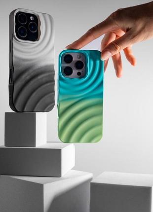 Чохол tpu colorwave для apple iphone 15 pro max (6.7") marine green / mint