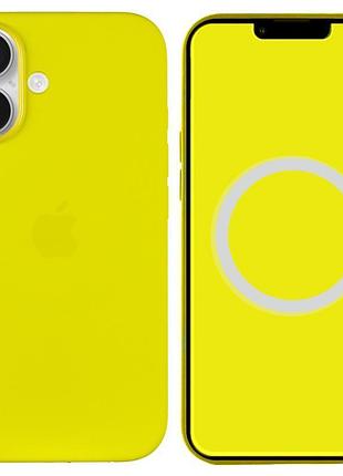Чехол silicone case (aaa) with magsafe and animation (button) для apple iphone 16 (6.1") star fruit