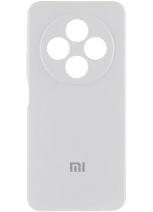 Чохол silicone cover lakshmi full camera (aa) with logo для xiaomi redmi 14c / poco c75 білий / white