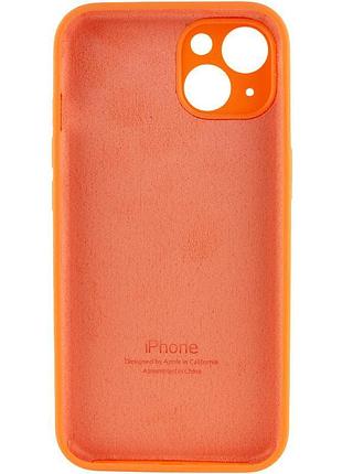 Чохол silicone case full camera protective (aa) для apple iphone 14 plus (6.7") помаранчевий / kumquat 3