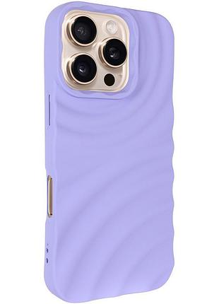 Чохол tpu monowave для apple iphone 16 pro (6.3") light blue