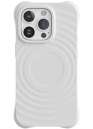Чехол tpu orbit with magsafe для apple iphone 13 pro max (6.7") white 2