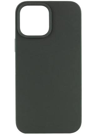 Чохол для iphone 11 silicone case full protective (cyprus green)