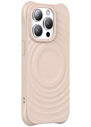 Чехол tpu orbit with magsafe для apple iphone 13 pro max (6.7") pink