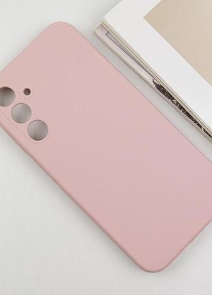 Чехол silicone cover lakshmi full camera (aaa) для samsung galaxy s25+ розовый / pink sand
