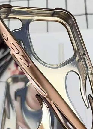 Чехол tpu winfire для apple iphone 14 pro max (6.7") gold 3