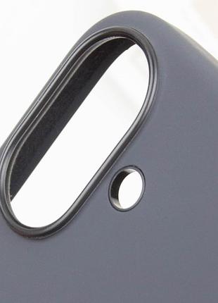 Чехол silicone case (aaa) with magsafe and animation (button) для apple iphone 16 (6.1") black 7