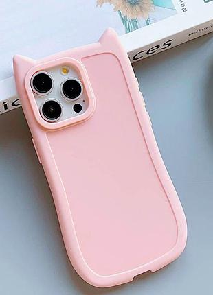Чехол tpu getman cat with straps для apple iphone 14 pro (6.1") pink