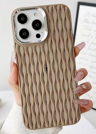 Чохол tpu ribbio для apple iphone 16 pro (6.3") sand
