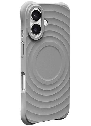 Чохол tpu orbit with magsafe для apple iphone 16 (6.1") dark grey