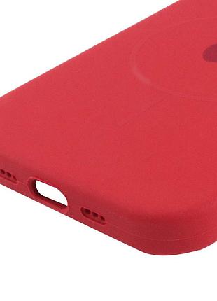 Чохол silicone case full protective (aa) with magsafe для apple iphone 15 plus (6.7") червоний / deep red 5