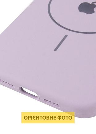 Чохол silicone case full protective (aa) v2 with magsafe для apple iphone 16e (6.1") бузковий / lilac 5