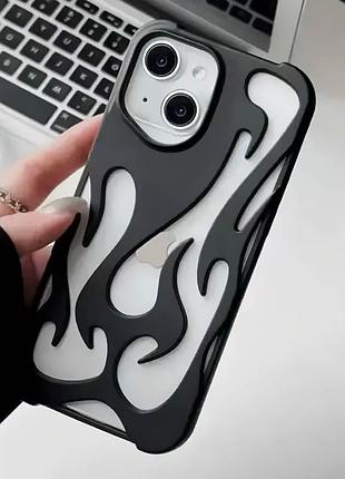 Чохол tpu winfire для apple iphone 15 (6.1") black