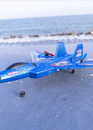 Самолет на радиоуправлении sche hw32 f22 fighter blue