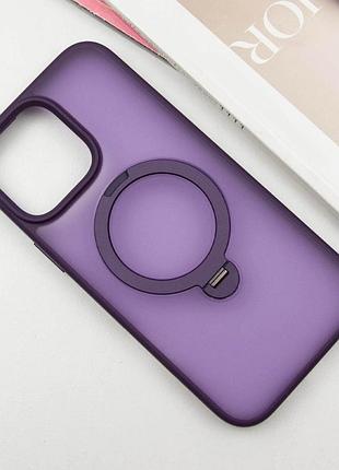 Чохол ummi colorful with magsafe hq ring для apple iphone 15 pro (6.1") purple