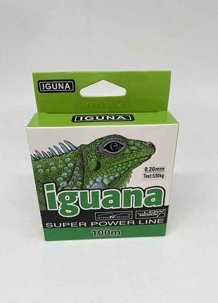 Лiска iguana 0,20мм 5,9кг 100м прозорий sm-y-18-020 тм prc