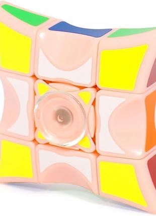 Детская интерактивная головоломка rubik's cube fingertips spinner coral