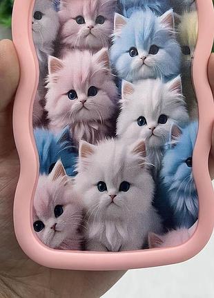 Чохол tpu cloudy pictures для apple iphone 16e (6.1") kittens