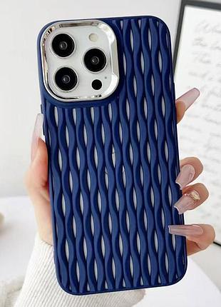 Чехол tpu ribbio для apple iphone 13 pro max (6.7") blue