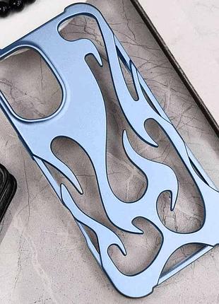 Чехол tpu winfire для apple iphone 15 pro max (6.7") blue 3