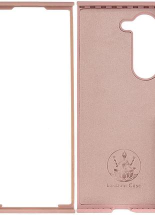 Чехол foldables silicone cover lakshmi (aaa) для samsung galaxy z fold5 розовый / pink sand