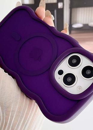 Чехол tpu+pc undine with magsafe для apple iphone 14 pro (6.1") purple