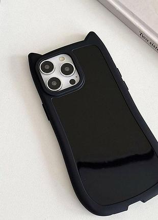 Чехол tpu getman cat with straps для apple iphone 15 pro max (6.7") black