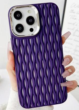 Чехол tpu ribbio для apple iphone 15 pro max (6.7") purple