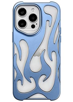 Чехол tpu winfire для apple iphone 14 pro max (6.7") blue 2