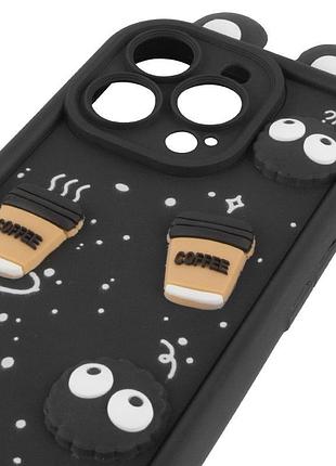 Чохол tpu toys case with ears для apple iphone 16 pro (6.3") black