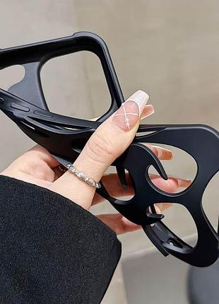 Чехол tpu winfire для apple iphone 15 pro max (6.7") black 4