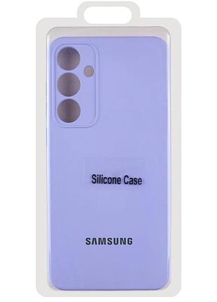 Чехол silicone cover lakshmi full camera (aa) with logo для samsung galaxy s25+ сиреневый / dasheen