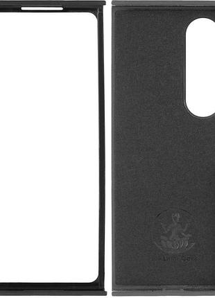 Чехол foldables silicone cover lakshmi (aaa) для samsung galaxy z fold4 черный / black