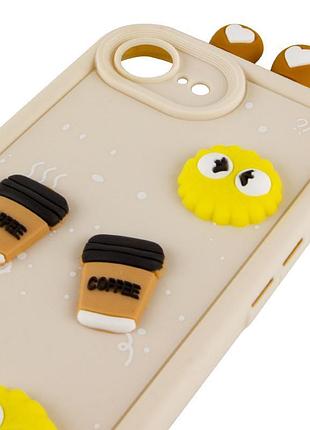 Чохол tpu toys case with ears для apple iphone 16e (6.1") sand