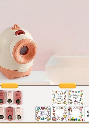 Дитячий проектор-світильник me-236 mood white / pink