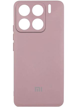 Чехол silicone cover lakshmi full camera (aa) with logo для xiaomi 15 pro розовый / pink sand
