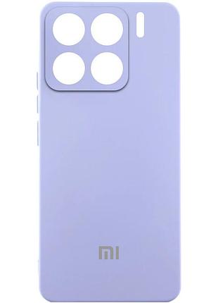 Чехол silicone cover lakshmi full camera (aa) with logo для xiaomi 15 pro сиреневый / dasheen