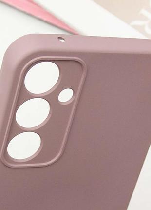 Чехол silicone cover lakshmi full camera (aa) with logo для samsung galaxy s25+ розовый / pink sand
